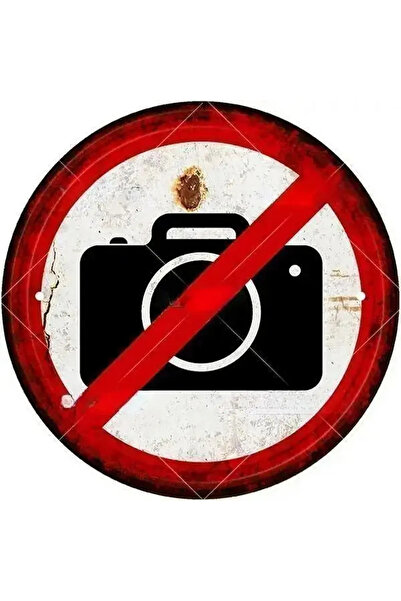 Choice34 لوحة تحذير معدنية دائرية بتصميم كلاسيكي من HELLOYOUNG، مقاس 20×20 سم...