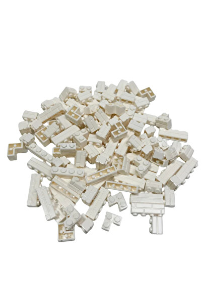 Choice3 120 قطعة من الطوب الأبيض، 120 قطعة من الطوب الأسود، نموذج بناء جدار م...