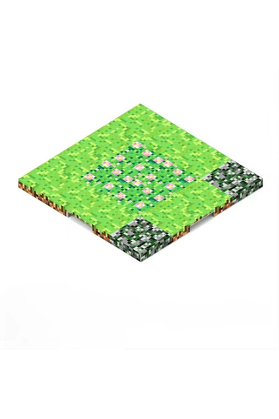 Choice7 مجموعة متنوعة من قواعد بناء مغناطيسية من العشب والطحالب والحجر، تتناس...