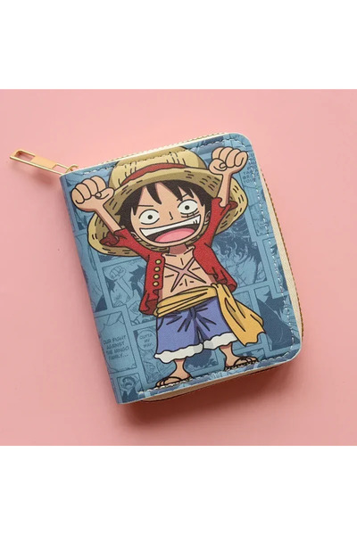 choice2 Bandai C Anime One Piece Wallet Luffy Straw Hat Pirates Men's Short W...