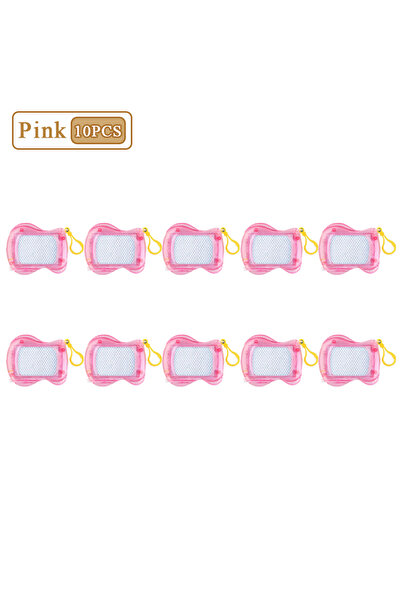 Choice10 لوحة رسم مغناطيسية صغيرة وردية اللون - 10 قطع، سلسلة مفاتيح، لوحة رس...