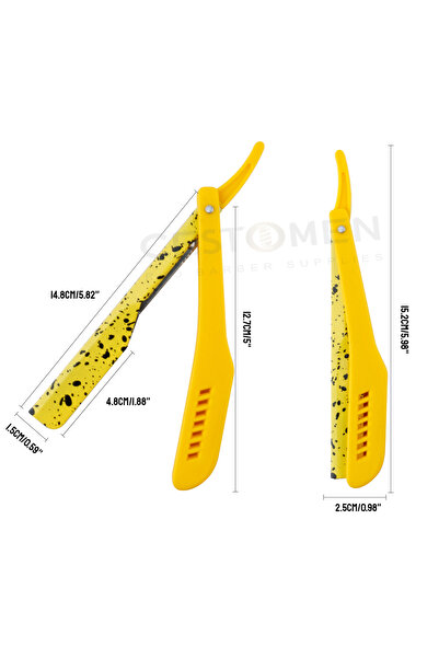 Choice Yellow New Camouflage Professional Folding Shaving Razors For Men Bear...