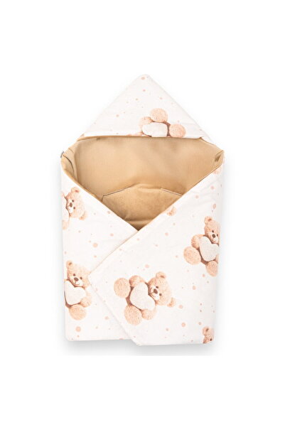 NEWBABY Pătură izolată pentru scaun auto, model ursuleț de pluș New Baby Love...