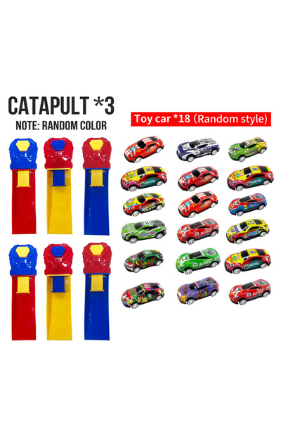Choice5 Set F Catapult Racing Alloy Racing Toy Car - Training Hands on Skills...