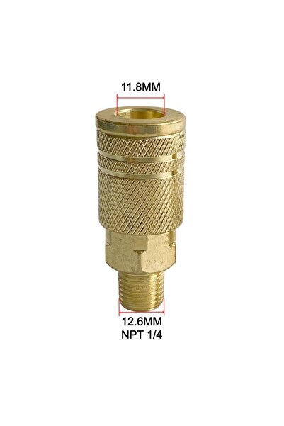 Choice1 Coupler US Type Air Hose Quick Connect Plug & Coupler With 1/4 NPT Fi...