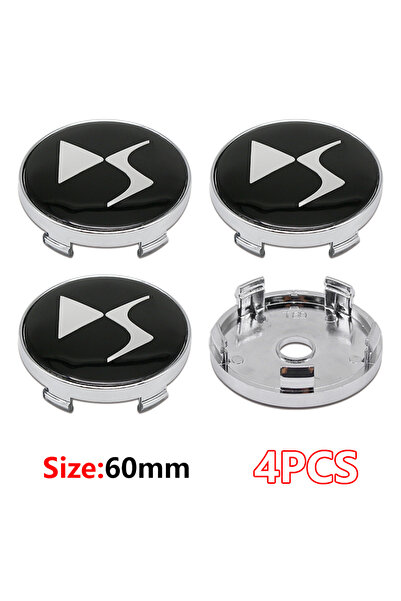 Choice6 60mm-DS 56/60MM Car Wheel Center Hub Caps Sticker Badge Tire Rim Cove...