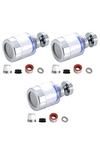 choice2 3xFilter Bubbler Set Kitchen Faucet Water Filter Pressurized Sink Fil...