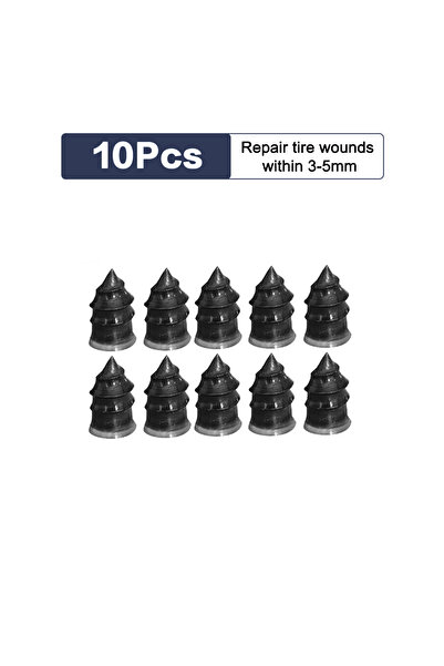 Choice4 مجموعة مسامير إصلاح إطارات السيارات (10 قطع كبيرة/30 قطعة) - مسامير إ...