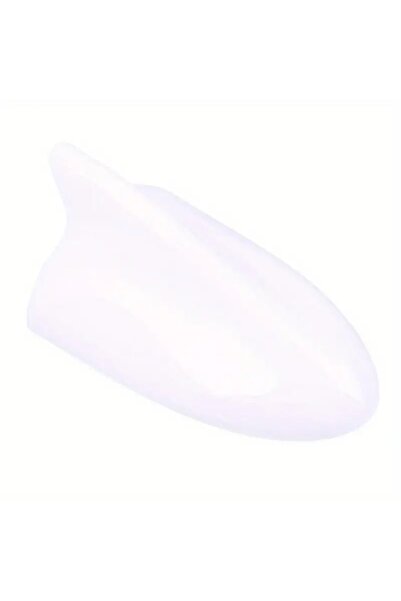 Choice6 غطاء هوائي مزخرف عالمي أبيض اللون على شكل زعنفة قرش لسقف السيارة، مصن...