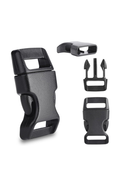 Choice8 مشبك حزام بلاستيكي أسود اللون، 13 قطعة بألوان متنوعة، مزود بآلية تحري...