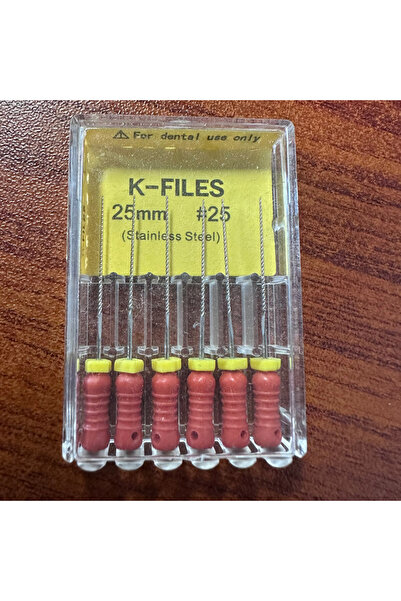 Choice1 مبردات K مقاس 25 مم، 6 قطع/عبوة، للاستخدام اليدوي في طب الأسنان، مصنو...