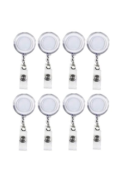 Choice5 8 قطع حامل شارة قابل للسحب 4/8 بوصة | مصنوع من مادة البولي بروبيلين، ...