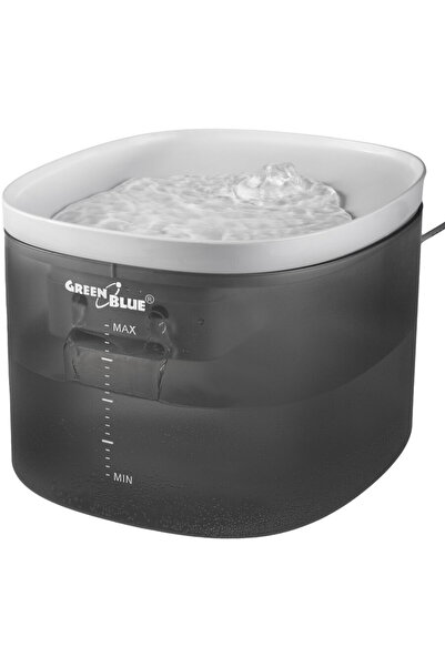 Green Blue GREENBLUE Pet Water Fountain, 3L, USB 5V1A