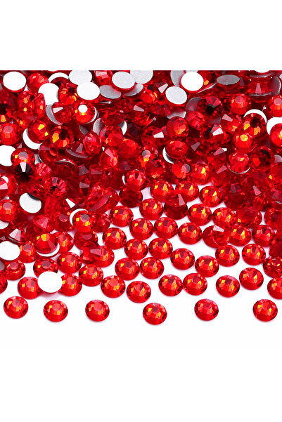 Choice40 SS30-288 قطعة من أحجار الراين الزجاجية غير اللاصقة باللون الأحمر من ...