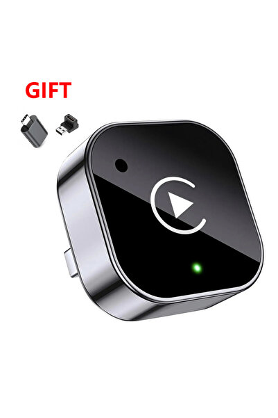 Choice3 محول كاربلاي لاسلكي أندرويد أوتو 2025 ذو ملصق أبيض فضي، صندوق ذكي صغي...