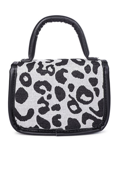 london Rag Women Black Buffalo Print Sling Bag