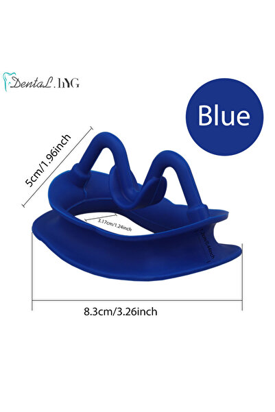 Choice1 Blue 1pc Soft Silicone Dental Lip Cheek Retractor 3D Mouth Opener Che...