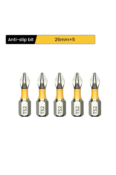 Choice4 Deli 5PC 25mm Non-slip High Hardness and Strong Magnetic Bit PH25/50/...