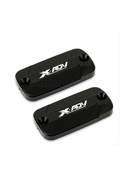 Choice1 Black-1 Pair Motorcycle Front Brake Fluid Reservoir Oil Cup Cap Maste...