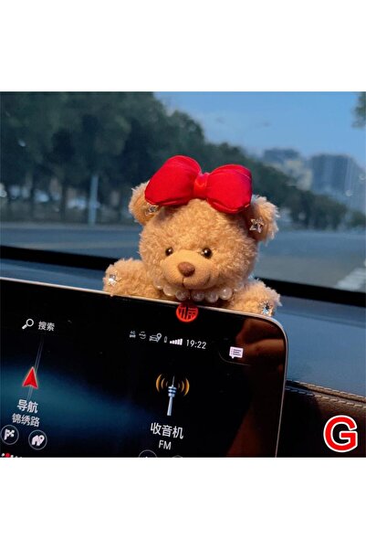 Choice7 G Car Decoration Interior Decoration Bear Screen Ornaments Plush Cart...
