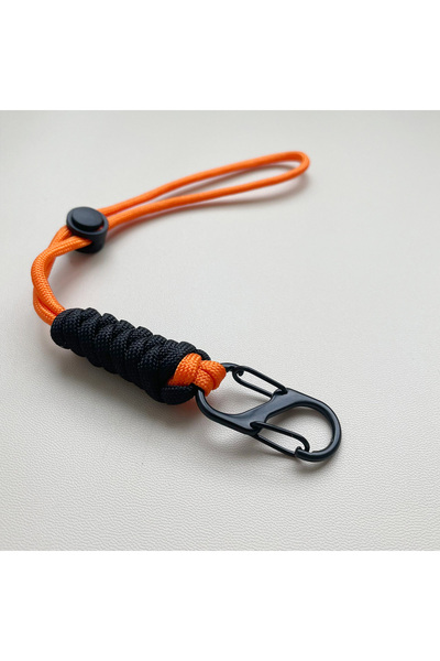 Choice9 6pcs Orange 1pcs/2pcs/6pcs Hand woven Umbrella Rope Outdoor Keychain ...