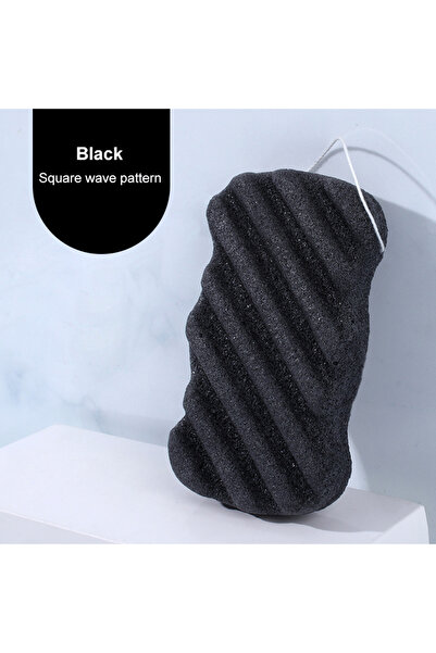 Choice إسفنجة غسل الوجه بلاك برينبو، غسول كونجاك للوجه، ليفة كبيرة رغوية للتن...