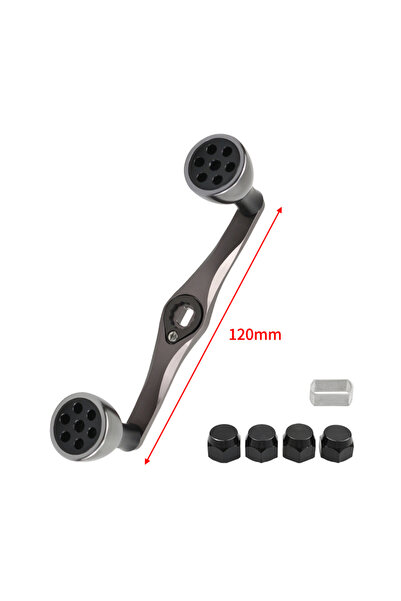 choice2 4 YJA210F06 EKFan 105 120 130MM مقبض بكرة صيد قوي مصنوع من سبيكة CNC ...