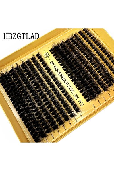 choice2 16 صفًا، 60D، 80D، 320 قطعة، رموش كثيفة خماسية الأبعاد، 60D، 80D، 100...