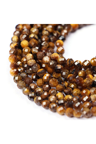 Choice15 حوالي 175 قطعة من خرز عين النمر المصقول بأحجام 2 و3 و4 مم، أحجار طبي...