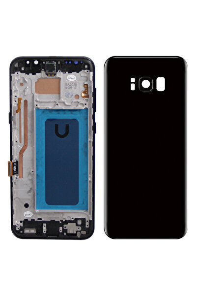 Choice9 غطاء إطار أسود لشاشة عرض S8 Plus لهاتف S8 Plus S8+ G955 G955F، شاشة L...