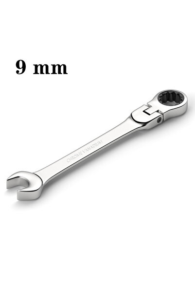 Choice6 مجموعة مفاتيح ربط بسقاطة برأس مرن 9 مم، قطعة واحدة من مفاتيح الربط ال...