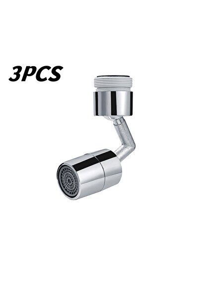 choice2 صنبور بزاوية 720 درجة، 3 قطع، صنبور عالمي بزاوية 720 درجة، مهوية، مقا...