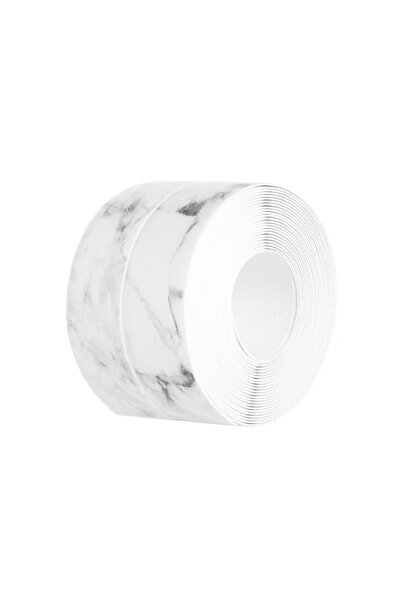 Choice9 شريط مانع للتسرب أبيض رخامي - 2، مقاس 3.2 متر × 3.8 سم، شريط مانع للت...