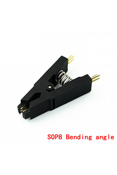 Choice3 مشبك اختبار مبرمج SOP8 بزاوية انحناء، مشبك BIOS ثماني الأطراف SOP8، ج...