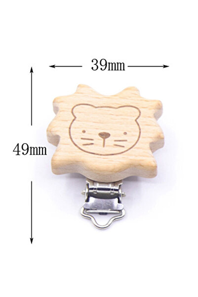 Choice9 5 قطع/مجموعة مشابك مصاصة للأطفال خالية من مادة BPA، مشبك مصاصة لطيف م...