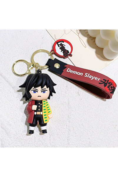 Choice5 بانداي 1 قطعة سلسلة مفاتيح مفاتيح شيطان القاتل الشكل كامادو تانجيرو N...