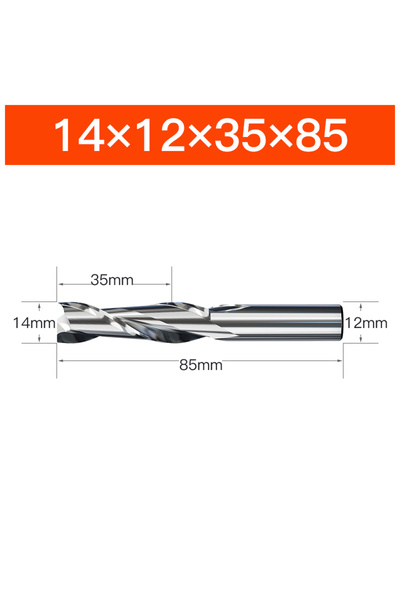 Choice12 2011091167 HUHAO 4 6 8 20mm HRC65 قاطع تفريز HSS M2 طرفي من الكربيد ...