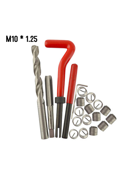 Choice5 طقم إصلاح الخيوط المترية M10 1.25، 20 قطعة، 15/20/30 قطعة، M5، M6، M8...