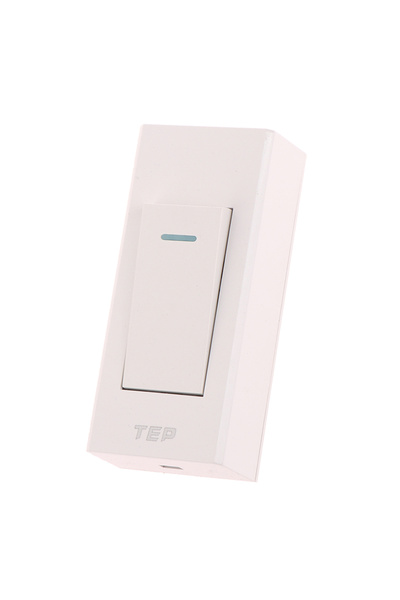 Choice White 1Pc 1 Gang 2 Way Surface Mount Switch Wire Hanging Installation ...