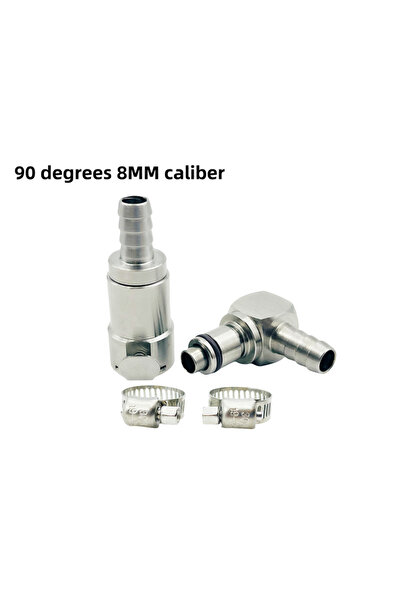 Choice3 وصلة وقود سباق بزاوية 90 درجة، 8 مم، سريعة الفك، مانعة للتنقيط، 8 مم ...