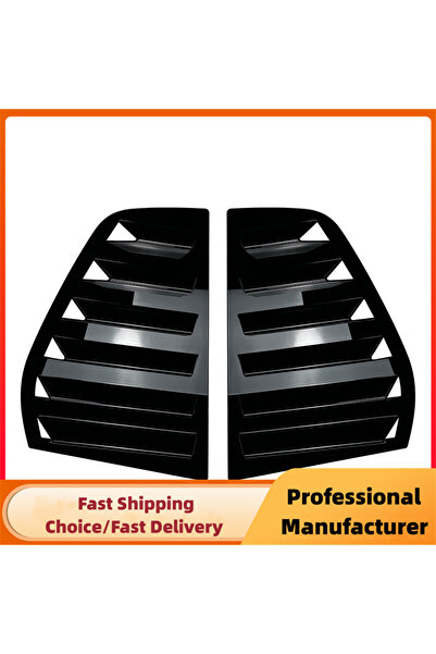 Choice5 Golf 5 Glossy Black Pair Rear Side Window Trim Spoiler For VW Golf 5 ...