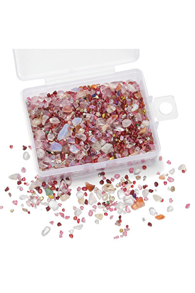 Choice6 ٥٠ غرامًا، النمط ١١، ٥٠ غرامًا/علبة، مزيج من الكريستال الزجاجي والحجر...