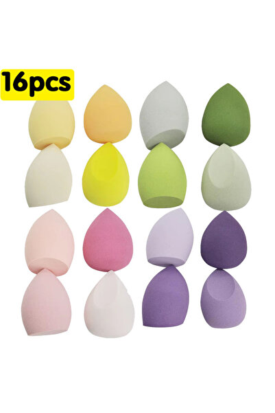 Choice16 16pcs 4-16pc Makeup Sponge Powder Puff Dry and Wet Combined Beauty C...