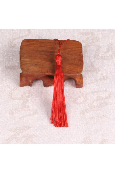 Choice22 شرابات حرير من بوليستر، حمراء اللون، 100 قطعة/عبوة، 13 سم، شرابات صغ...