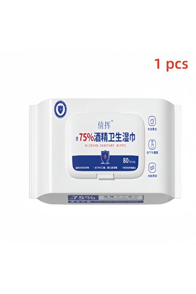 choice2 1 pcs 75% alcohol wet wipes 80 pieces individually packaged, disposab...