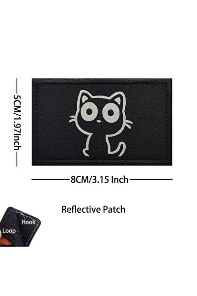 Choice4 HK115-01 Cartoon Patches Hook and Loop Pussycat Clothes Applique, Ref...