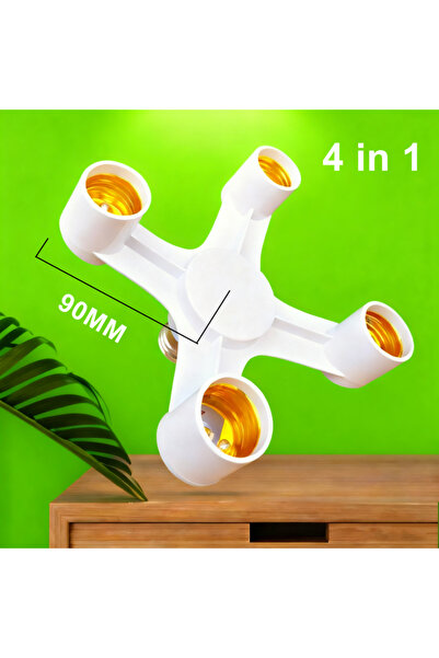 Choice5 موزع إضاءة LED من نوع E27 إلى E27، 4 في 1، 2-7 في 1، حامل مصباح LED م...