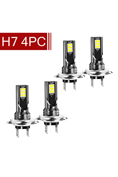Choice1 مجموعة مصابيح أمامية LED H7 للسيارة، 4 قطع، 1/2/4/8 قطع، مصابيح ضباب،...