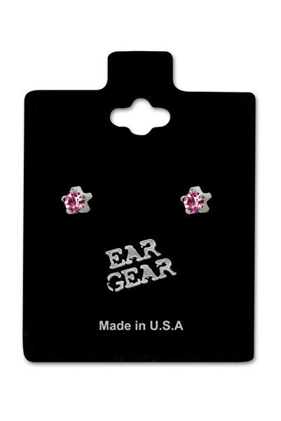 EAR GEAR أقراط صغيرة على شكل وردة، مصنوعة من الفولاذ الجراحي المقاوم للصدأ 31...
