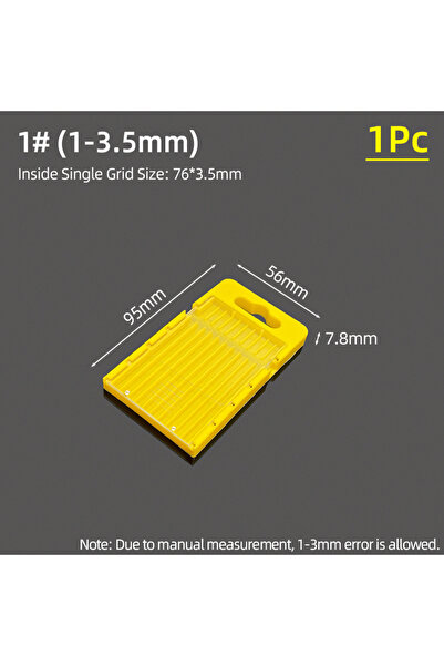 Choice10 1Pc 1-(1-3.5mm) Plastic Box Drill Bit Storage Box Pull-out Case for ...